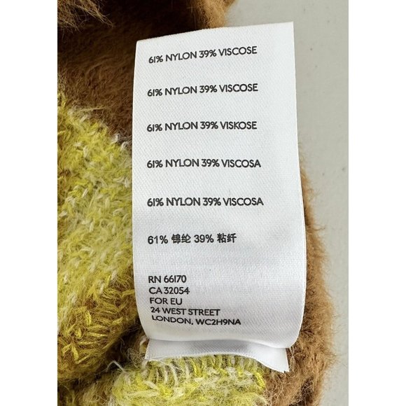 Free People Vest Sweater Women Size S Checkered Preppy top - Picture 14 of 15